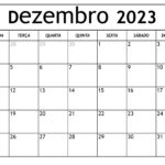 Calendário De Dezembro De 2023