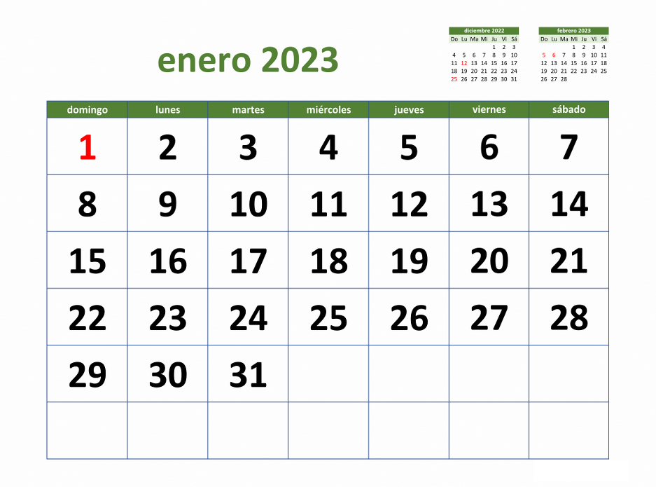 Calendario Enero 2024 Chile PDF Events Managements