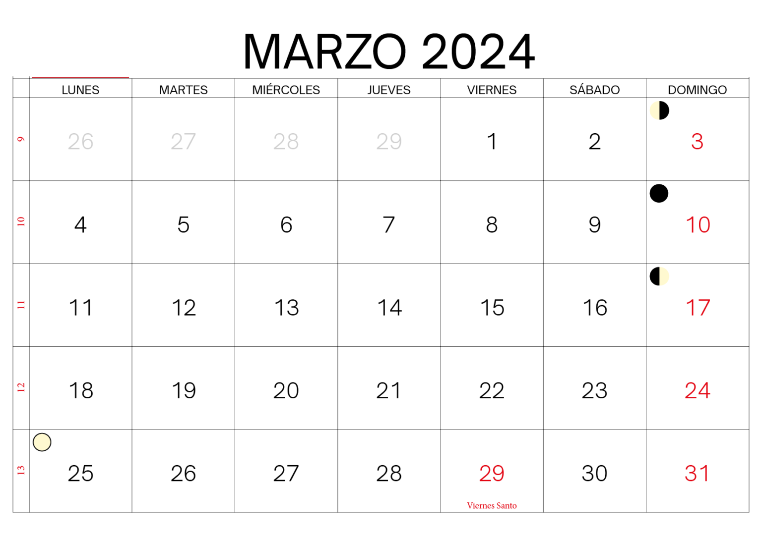 Calendario Marzo 2024 Chile PDF Events Managements